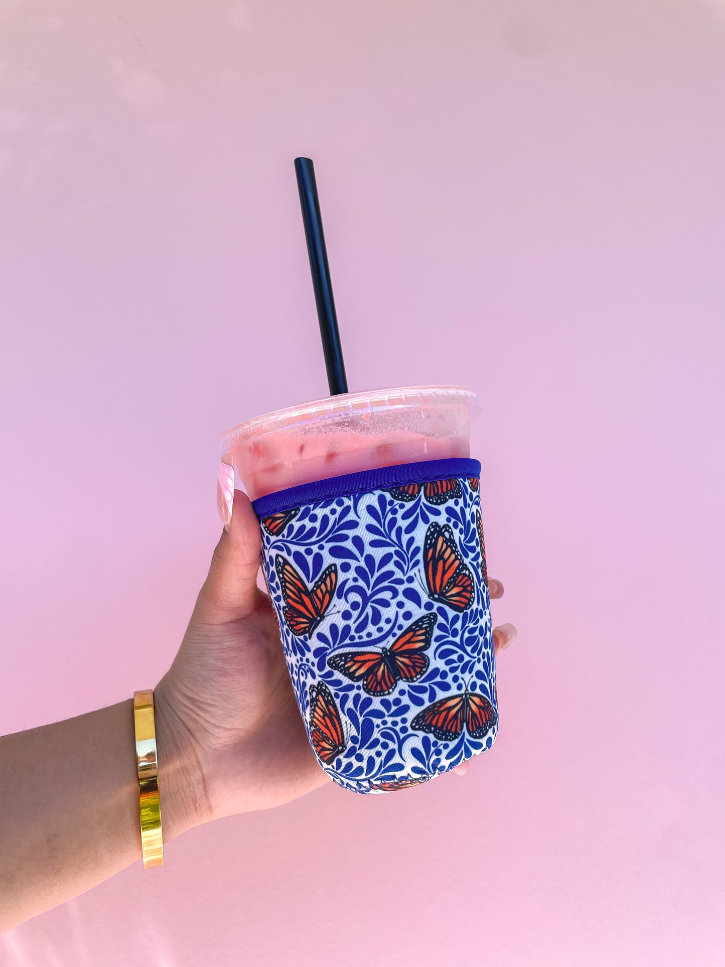 Azul Mariposa Talavera Cup Sleeve