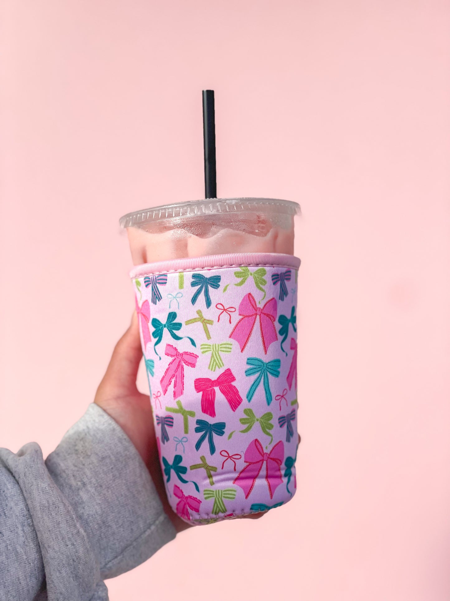 Manga de copa con lazos femeninos