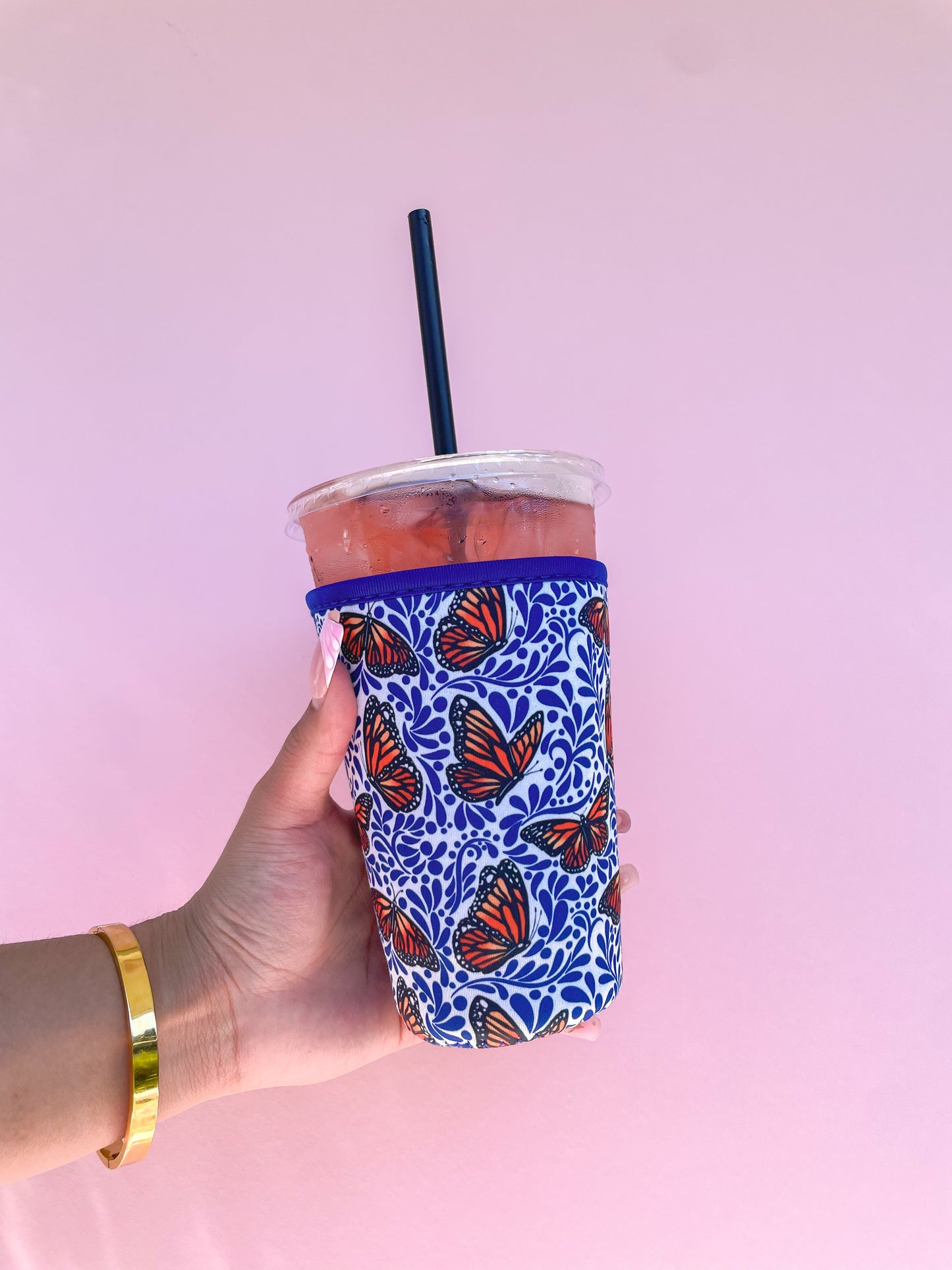 Azul Mariposa Talavera Cup Sleeve