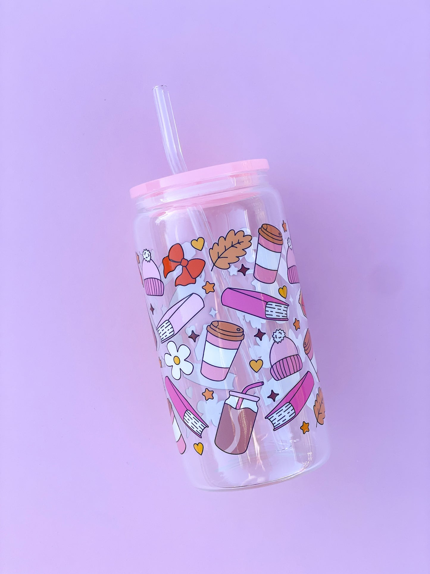 Copa de cristal de otoño para niñas