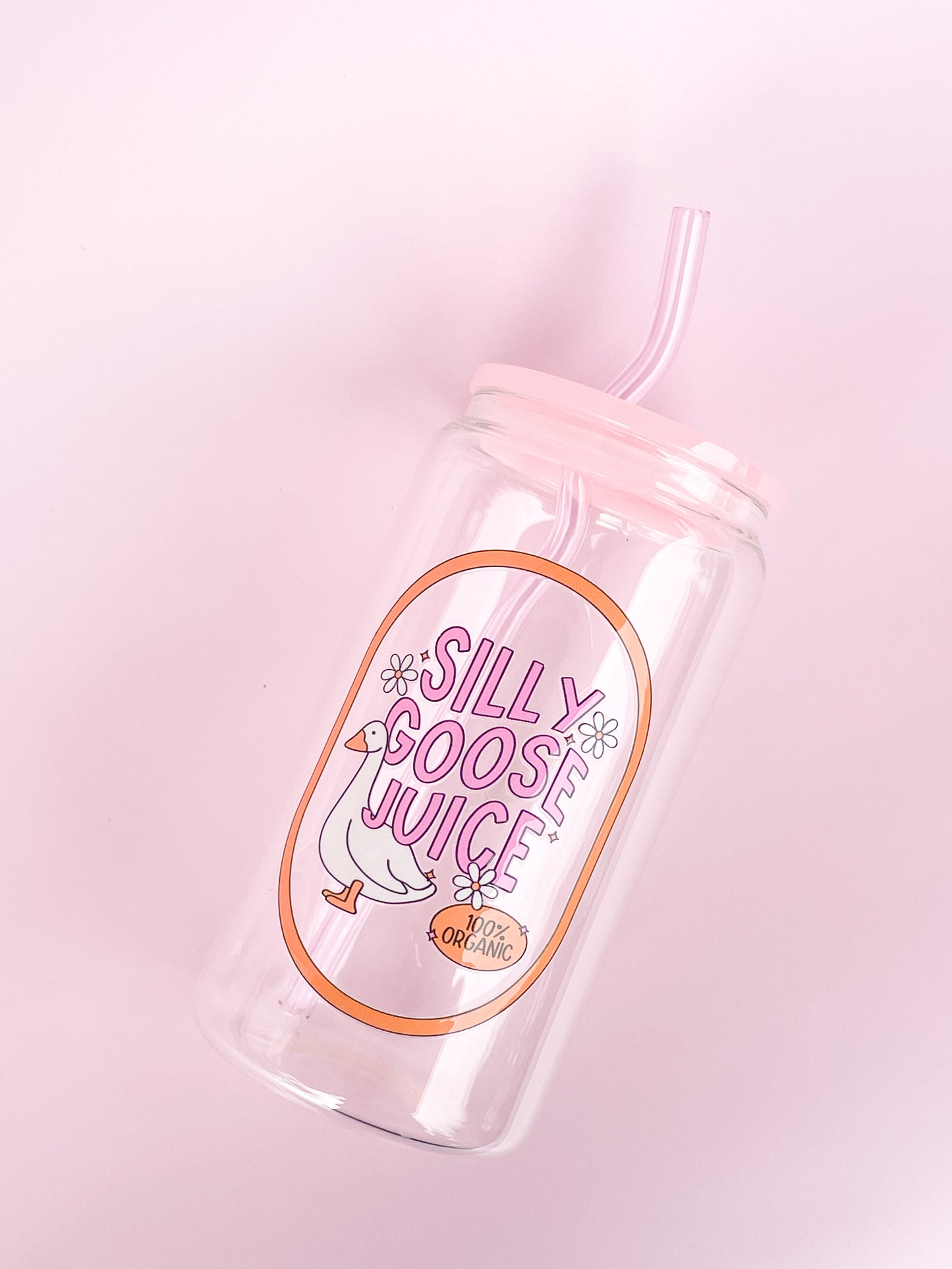 Vaso de jugo de Silly Goose