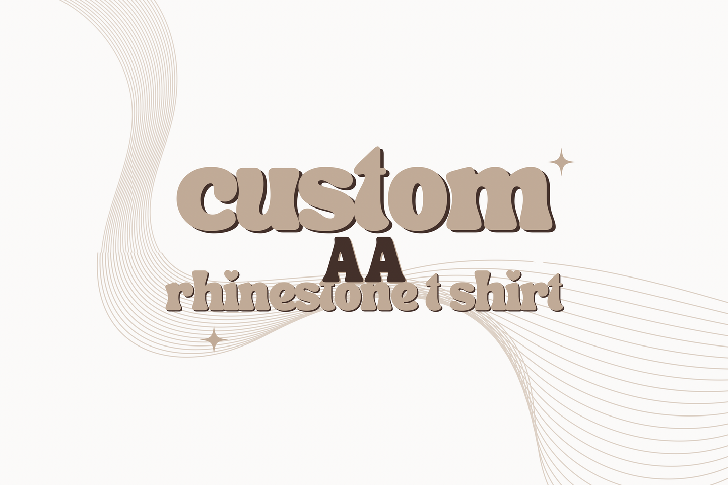 Custom AA Rhinestone Shirt