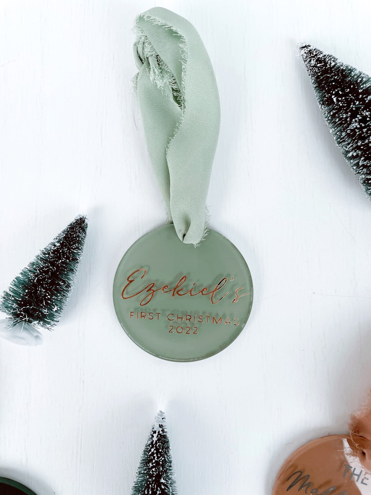 Family 2025 Round Ornaments