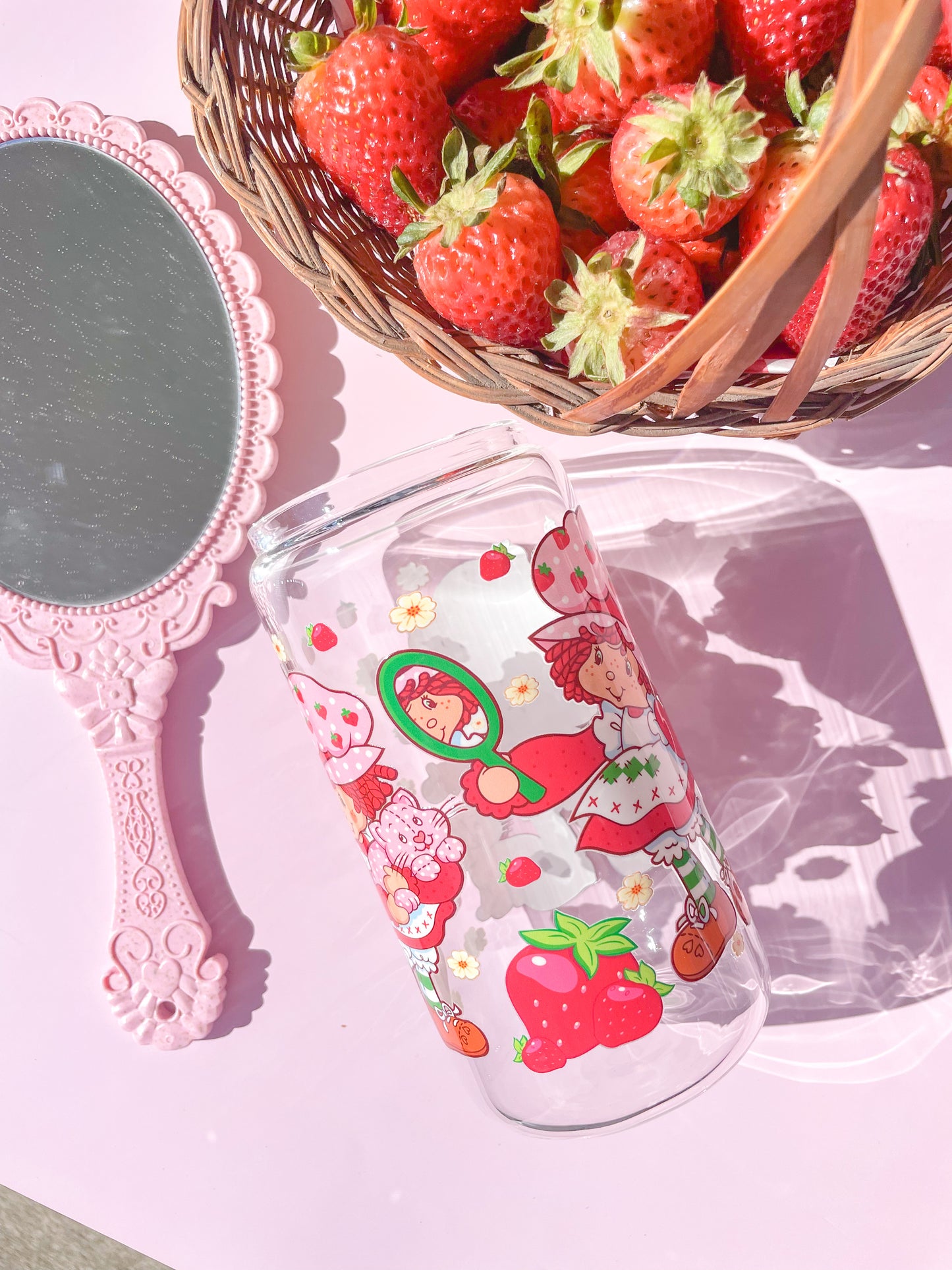 Strawberry SC Glass Cup