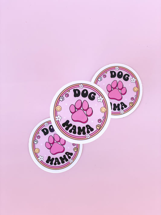 Pegatina de mamá perrita