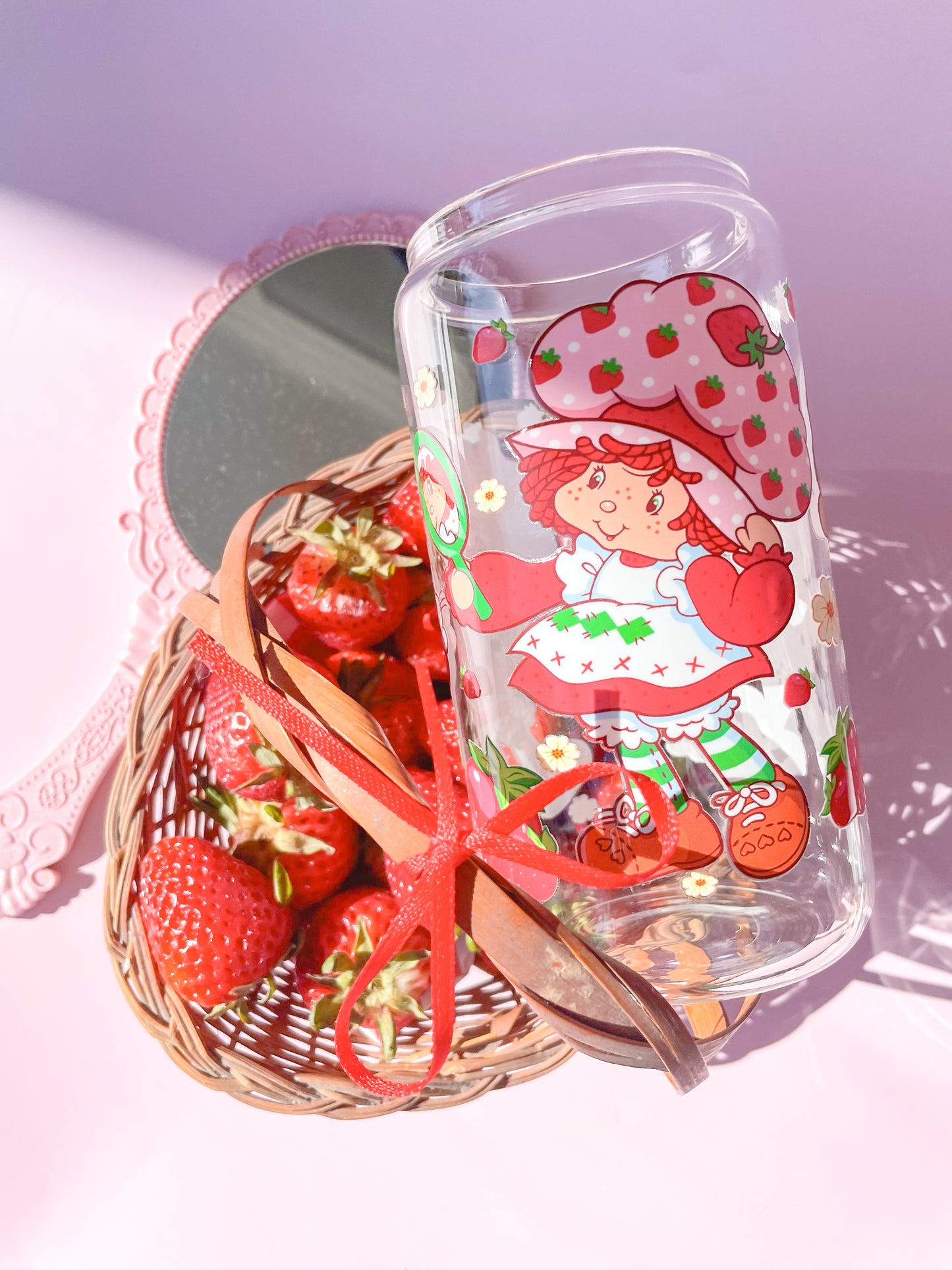 Strawberry SC Glass Cup