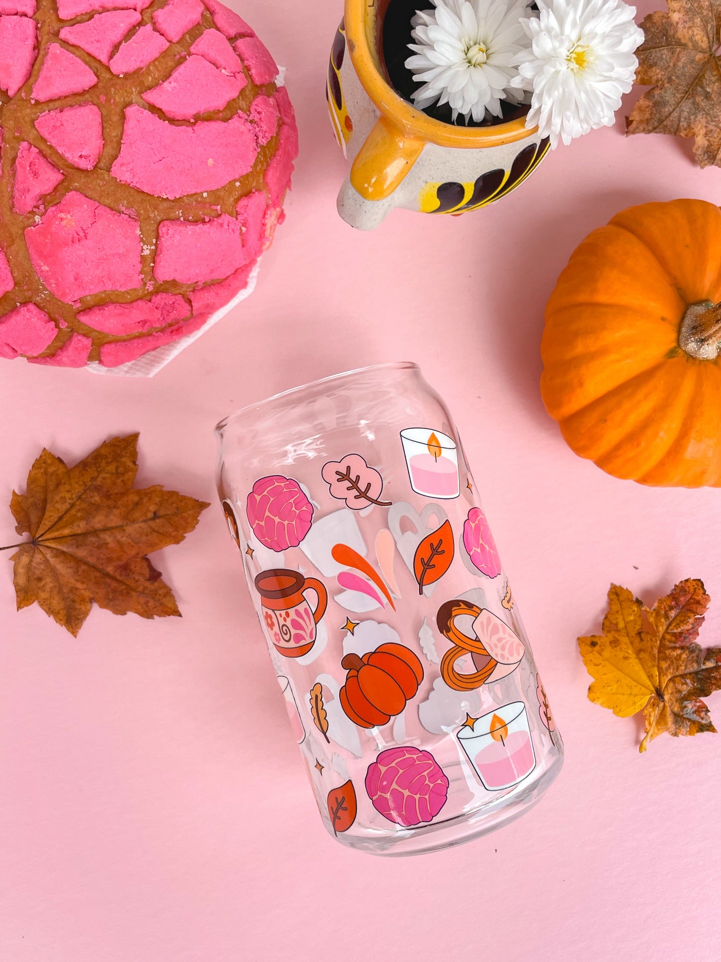 Girly Otoño Glass Cup