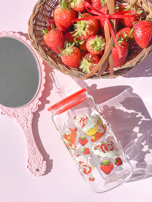 Strawberry SC Glass Cup