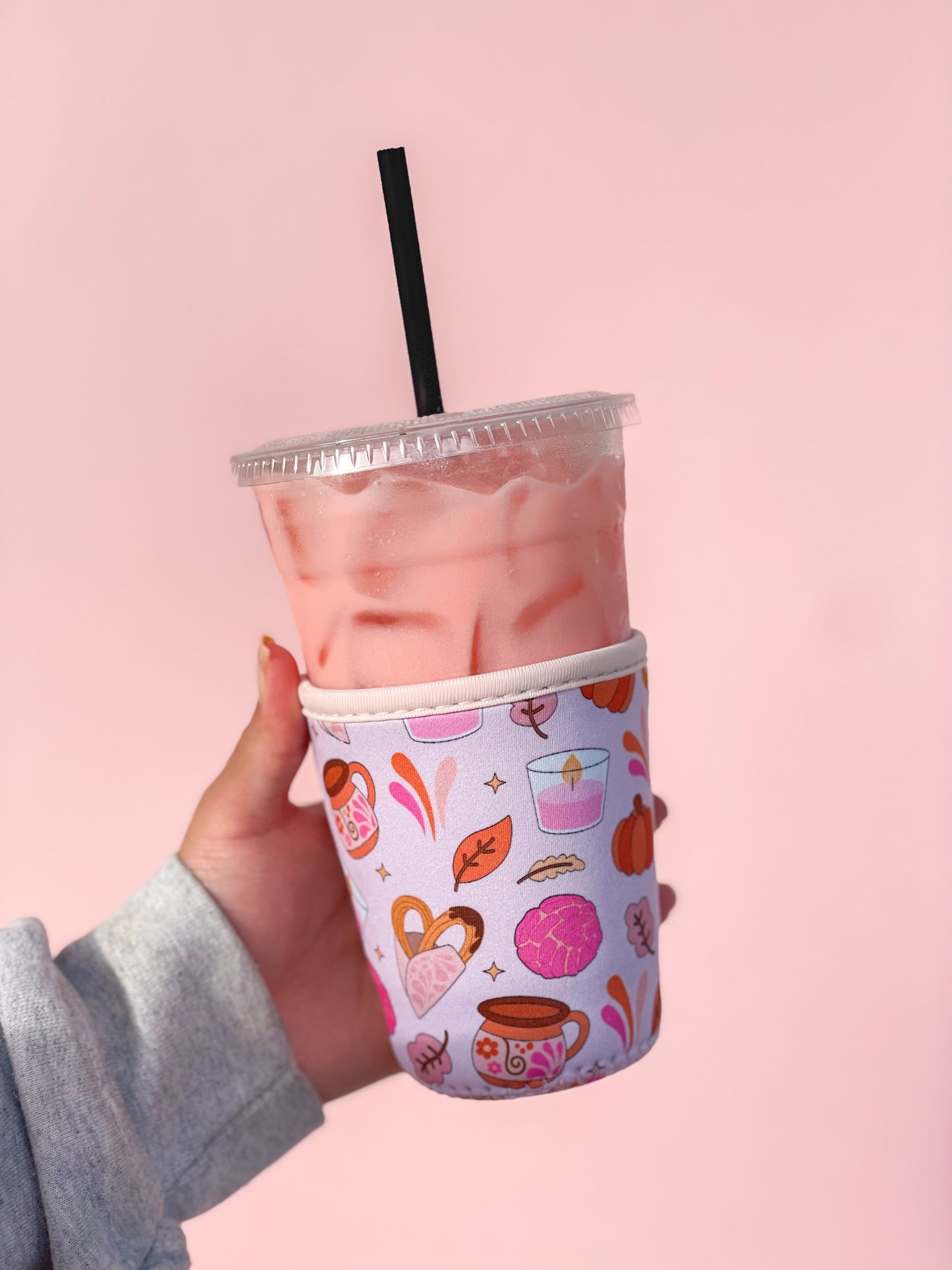 Fall Girly Cositas Cup Sleeve