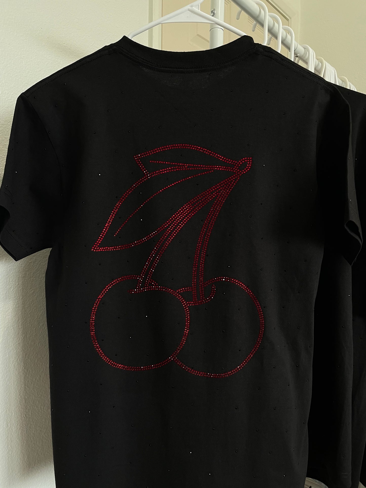 La Cherry Rhinestone Shirt