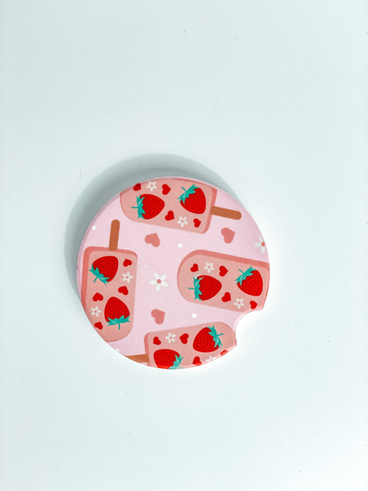 Sabor Fresa Ceramic Coaster