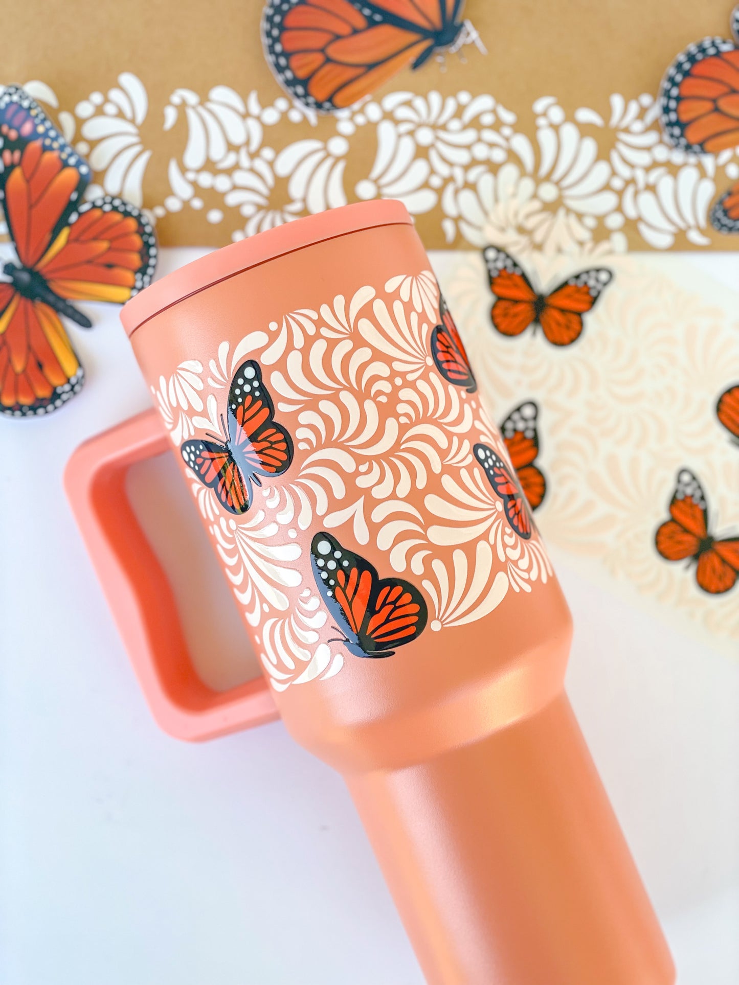 Mariposa Talavera 40oz Tumbler