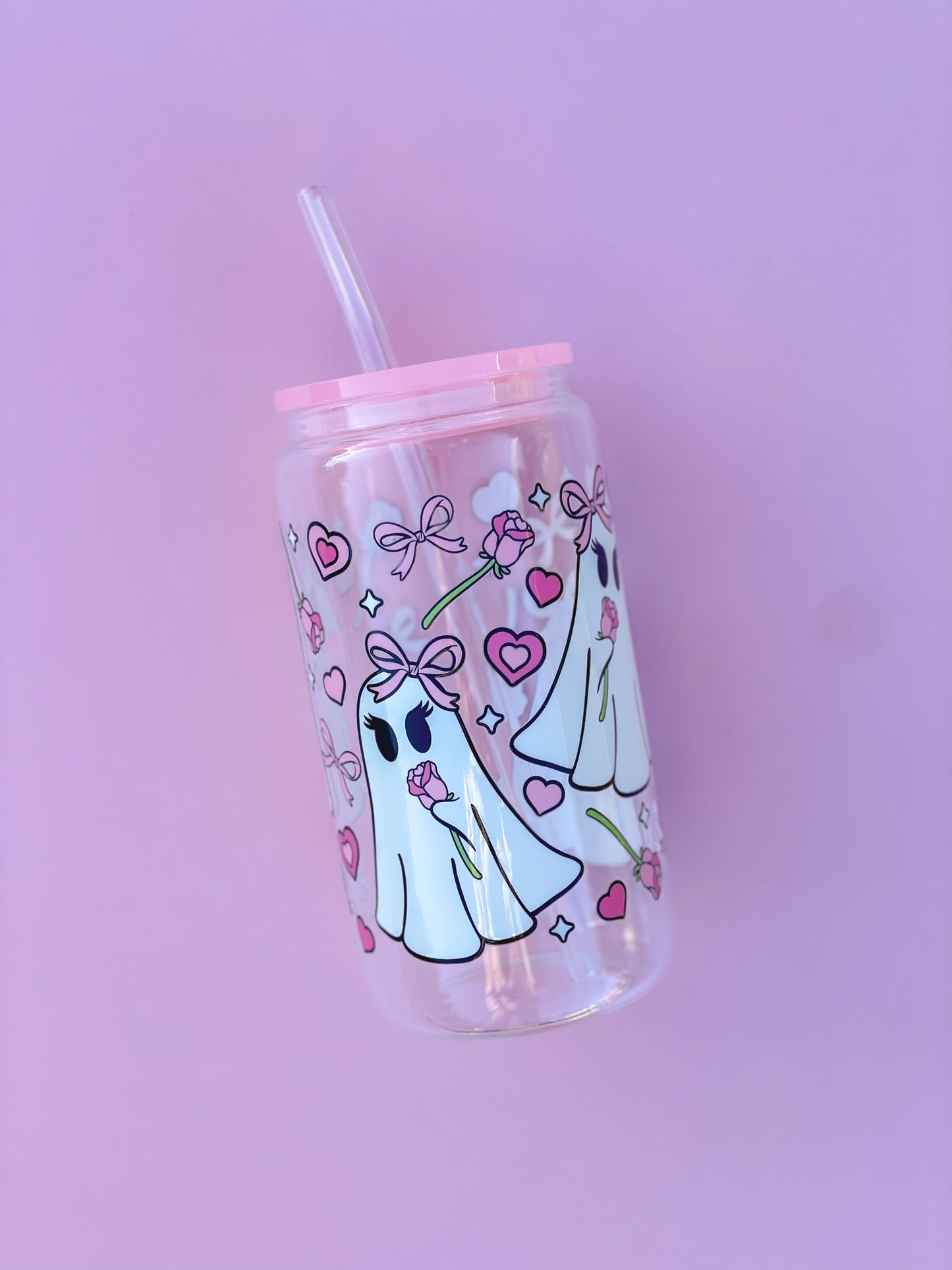 Coquette Ghostie Glass Cup