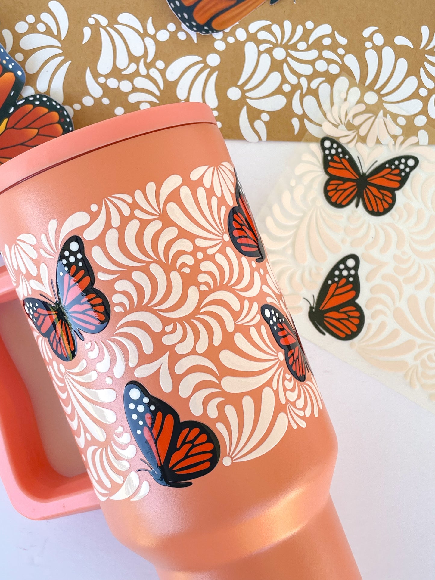 Mariposa Talavera 40oz Tumbler