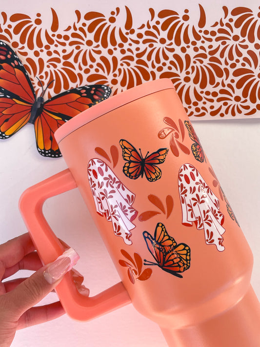 Mariposa Ghost Talavera 40oz Tumbler