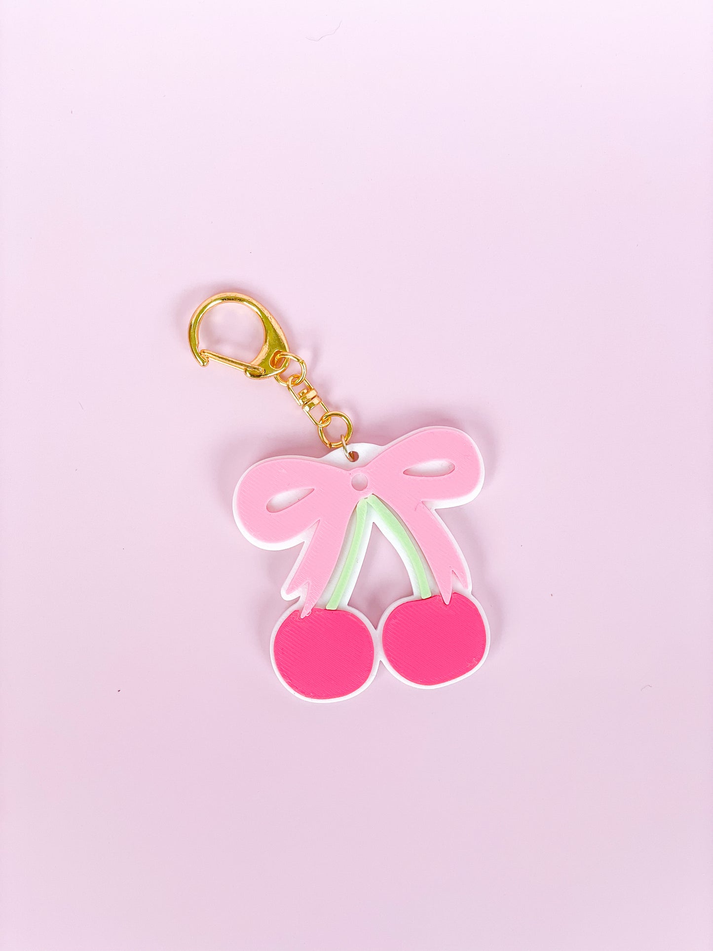 Coquette Cherry Keychain