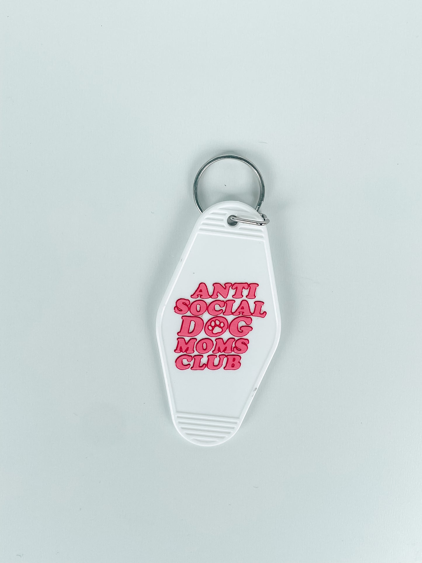 Anti Social Dog Moms Club Keychain