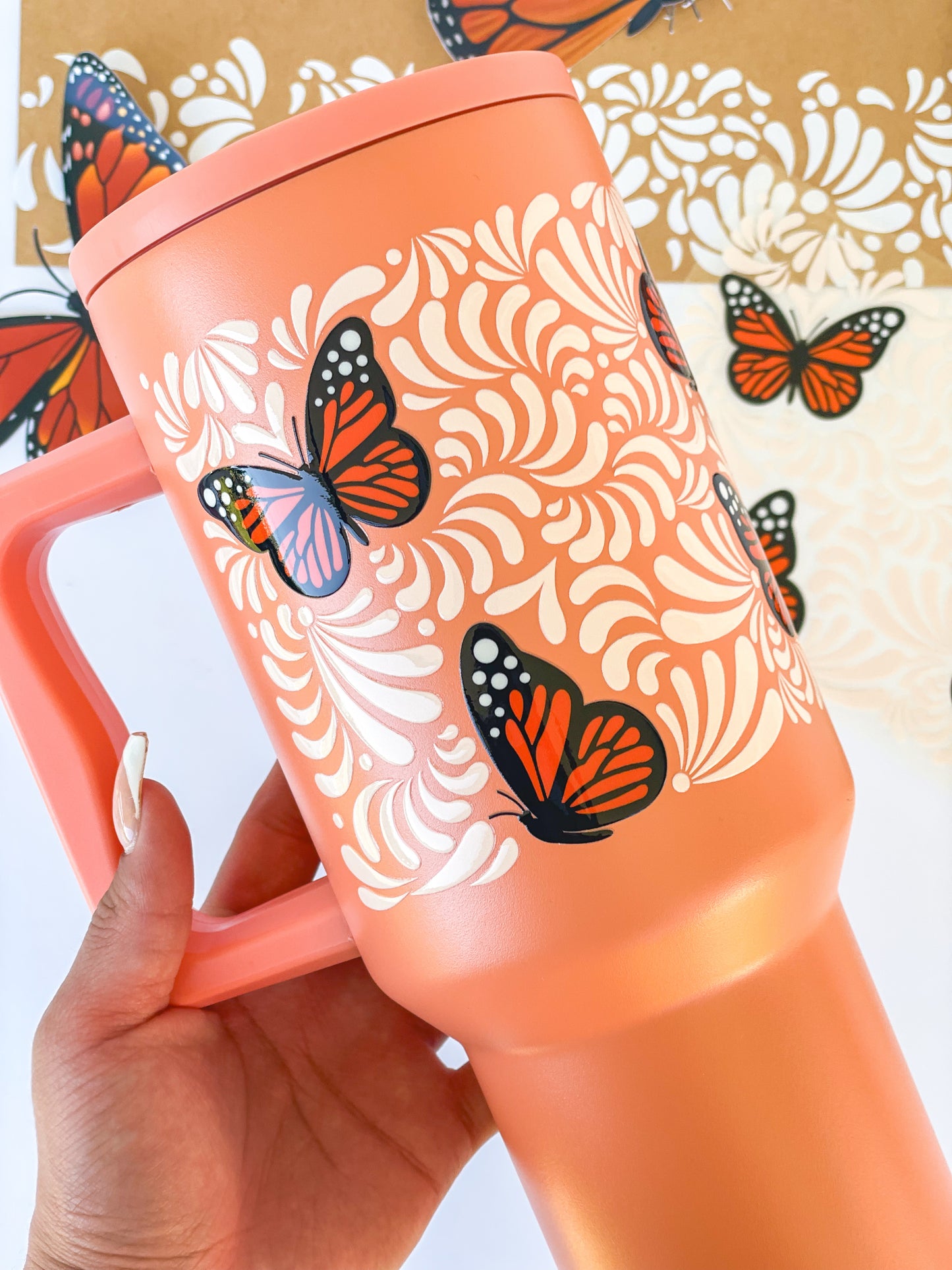 Mariposa Talavera 40oz Tumbler