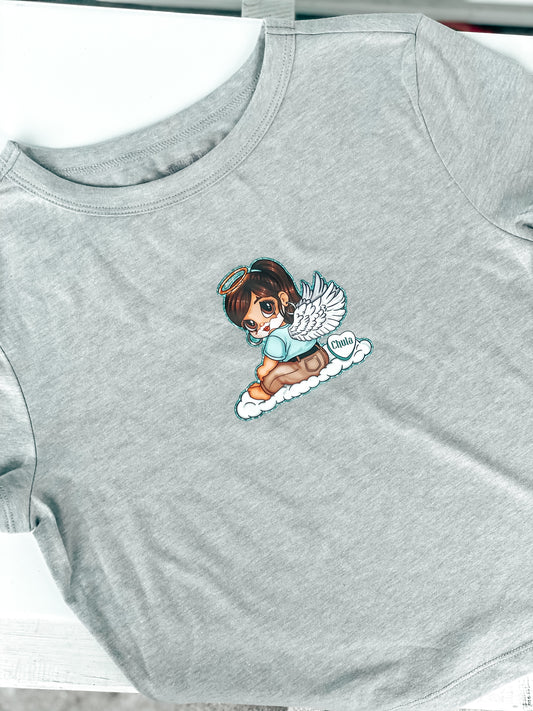 Angel Baby Cropped Tee/Baby Tee