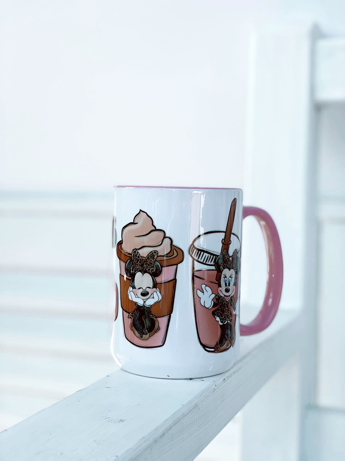 Taza para amantes del café con diseño de ratón