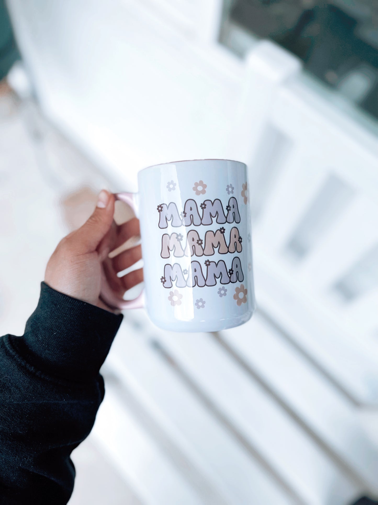Taza de mamá flor