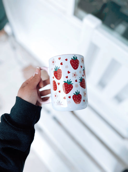 Taza Amor de Fresa