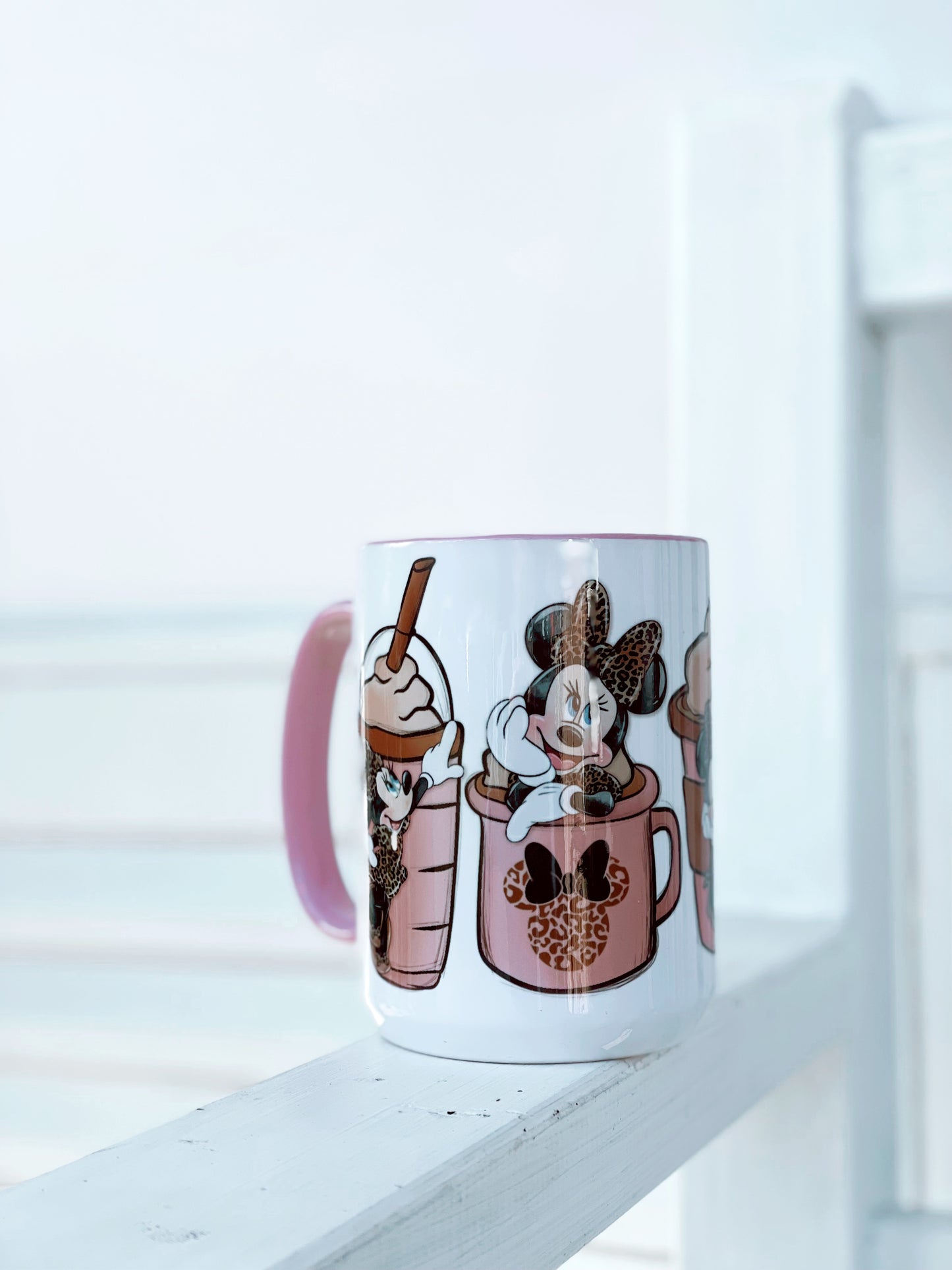 Taza para amantes del café con diseño de ratón