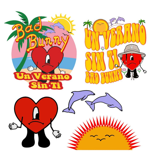 Paquete de pegatinas Un verano sin ti